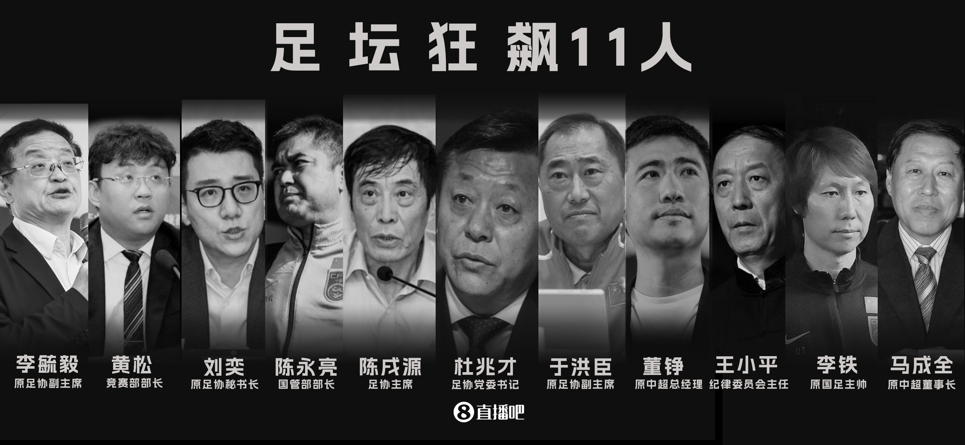 足坛反腐已判7人＆陈戌源无期！李铁、杜兆才、王小平等9人未宣判